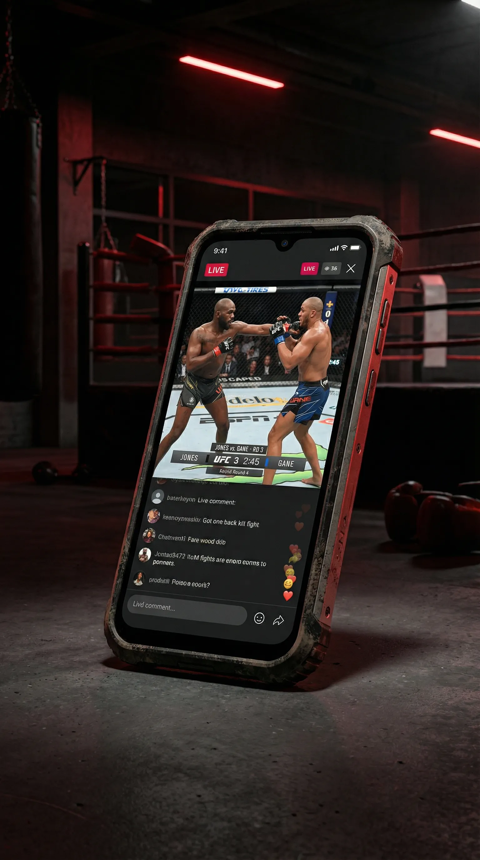 九色tv-九色tv高清播放~九色tv独家资源站 移动端APP格斗直播界面